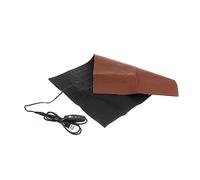 HOODANCOS USB Adjustable Electric Heated Pet Cushion with Temperature Settings Quick Heating Pad for Dogs and Cats Comfortable Leather Surface Practical Heating Mat for Pet Random Color