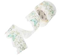 HOODANCOS Vintage Flower Washi Tape for Journaling and Scrapbooking Adhesive Planner Tape with Artistic Butterfly and Floral Patterns Easy-tear DIY Crafts Decoration for Diaries Cards