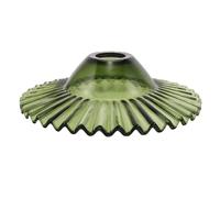 HOODANCOS Vintage Glass Pendant Lamp Shade Dome Bell Ceiling Light Cover Handblown Dark Green Replacement Lampshade for Dining Rooms and Living Spaces Soft Illumination