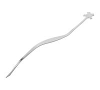 HOODANCOS Violin Soundpost Installation Tool Silver Metal Post Placement Tool Precise Design Enhances Sound Quality for Hobbyists and Professional Musicians