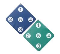 HOODANCOS Wall Hanging Fencing Training Pad 2Pcs Sturdy Anti-Puncture Target with 5 Spots for Epee and Foil Solo Practice at Home or Club