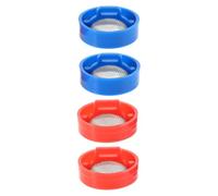 HOODANCOS Washing Machine Inlet Valve Parts 4pcs Plastic Mesh Filter Screen Easy Install Clean