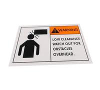 HOODANCOS Watch Your Head Safety Sticker Warning Sign for Overhead Obstacle Alert Public Areas Caution Label for Injury Prevention