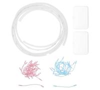 HOODANCOS Waterproof Name Tags for 80pcs with Nylon and Rubber Material, Easy Organization and Readable from Both Sides for Clothes and Water Bottles for Preschool and Daycare Use