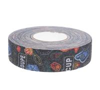 HOODANCOS White 2.5cm x 18.5m Ice Hockey Tape Sturdy Adhesive Hockey Tape Cold Resistant Non-Slip Supple Sports Racket for Professional Supplies