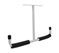 HOODANCOS White Kayak and Bicycle Ceiling Storage Rack Heavy Duty Hooks for Garage Wall Mount Suitable for Indoor and Office Storage