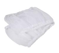HOODANCOS White Mesh Bird Cage Cover with Bottom Elastic Light-permeable Bird Cage Skirt for Pet Products Stretchy Dustproof Net Cover