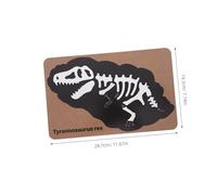 HOODANCOS Wood Dinosaur Fossil Puzzle Natural Wooden Montessori Cognitive Skeleton for Ages Educational Dinosaur Bones Learning Activity for Fine Motor Skills and Storytelling