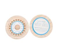 HOODANCOS Wooden Baby Tooth Holder Small Tooth Collection Organizer Alternation Memory Preservation Keepsake Box for Children