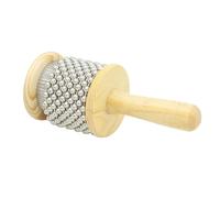 HOODANCOS Wooden Cabasa Hand Shaker for Lightweight Preschool Teaching Tool Easy Grip Percussion Instrument with Rotating Beads for Music Therapy and Rhythm Practice