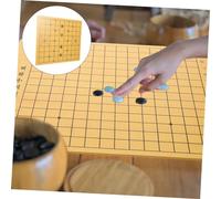 HOODANCOS Wooden Dual-sided Chess Board Multifunctional Gobang Chinese Chess Lightweight for Home and Adults