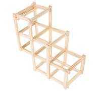 HOODANCOS Wooden Hamster Climbing Ladder Hanging Easy Install Pet Cage Accessory for Exercise and Chewing Natural Wood Material Compatible with Rodent Houses for Active Pets