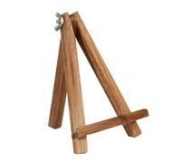 HOODANCOS Wooden Phone Holder Adjustable Desktop Stand Tripod for Smartphones and Tablets Foldable Painting Display Easel Suitable for Office and Home Use