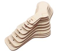 HOODANCOS Wooden Sock Blockers for Knitting Knit Stocking Molds and Sock Stretchers for Crochet 8 Pairs of Display Forms for Knitting Tools Knitting and Crochet Accessories