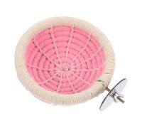 HOODANCOS Woven Cotton Rope Bird Nesting House for Birds Comfortable Parrot Sleeping Place and Cage Decor Weather-resistant Cozy Birdhouse for Finches Sparrows Lovebirds Bluebirds