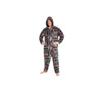 Hooded All Over Print Onesie Marvel Grey 2XL
