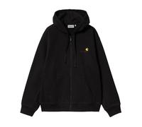 Carhartt WIP - Hooded American Script Black - Zipper - black - M - 80% Cotton, 20% Polyester,Sweat M