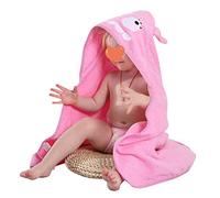 Hooded Baby Towel Bathrobe, Treer Newborns Boys Girls Cotton Soft Towel Blanket Cloak with Cute Cartoon Animal Hat Design for Baby Shower Bathing Beach Swimming (110x110cm,Dinosaur)