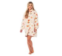 Hooded Blanket Top Lounge Fleece Sherpa Original Blankets Sweatshirt Hoodie As Seen On TV Warm Soft Cozy One Size Fits All Men Women Girls Boys (Dogs, One Size)