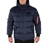 Alpha Industries Hooded Puffer FD Jacket - Replica Blue