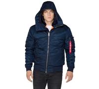 Alpha Industries MA-1 Hooded Bomber Jacket for Men Size 2XL - rep.blue