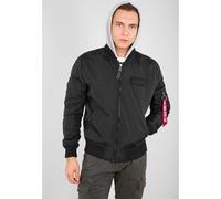 Hooded bomber Alpha Industries MA-1 TT Noir S