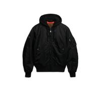 Hooded bomber Superdry MA1 Noir L