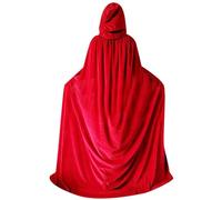 Hooded Cape and Robe Velvet Cosplay Halloween Vampire
