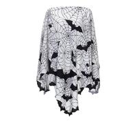 Hooded Cape Halloween Lace Skeleton Cape Mysterious Gothic Fashion Comfortable Halloween Party Halloween Costumes Party Fancy Dress Costume