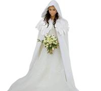 Hooded Cape Long Halloween Medieval Witch Robe Unisex
