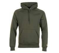 Carhartt WIP - Cotton Sweatshirt - Hooded Chase Sweat Olive / Gold for Men - Size M - Khaki Khaki M