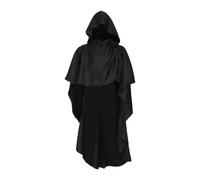 Hooded Cloak for Halloween Vintage Spooky Cosplay Apparel Accessory