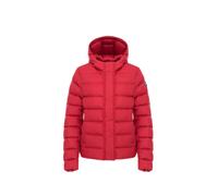 Hooded Coat with Natural Feather Padding - female - Colmar - Down Jackets - Red - M - Jackets M