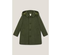 Hooded Collar Coat Green Monsoon Green 2-3 Years