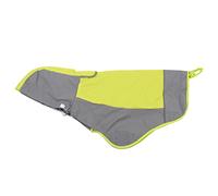 Hooded Dog Raincoat Adjustable Rain Jacket Reflective Waterproof Lightweight Pet Coat Clothes for Medium Large Dogs(Green,S6)