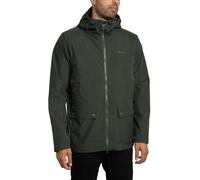 Barbour Lifestyle Mens Hooded Domus Waterproof Jacket - Colour: SG71 Sage/Tartan - Size: Large
