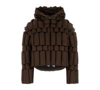 Hooded Down Jacket - female - Raxxy - Winter Jackets - Brown - S - Jackets S