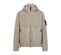 Hooded Full Zip Drawcord Jacket - male - Stone Island - Light Jackets - Beige - S - Jackets S