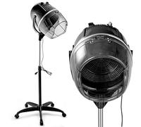 Hooded Hair Dyer, Stand Up Hair Dryer with Adjustable Height,Adjustable Bonnet Dryer with Mobile Stand, Time and Temperature Control, Professional Floor Standing Equipment