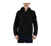 Hooded High-Neck Jacket, male, Stone Island, Light Jackets, Black, 3XL, Jackets 3XL