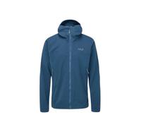 Hooded hiking jacket Rab Kinetic 2.0 Bleu 2XL