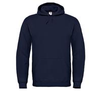 Hooded Hoodie B&C Navy L