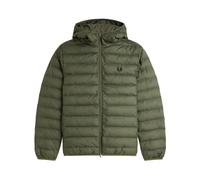 Hooded Insulated Jacket - male - Fred Perry - Winter Jackets - Green - XL - Jackets XL