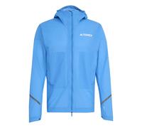 adidas Terrex Xperior 2.5 Layer Light CLIMAPROOF Hooded Jacket Blue Women - S