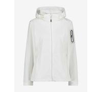 Hooded jacket CMP Light Softshell women's white - XXS