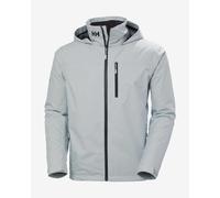 Hooded jacket Helly Hansen Crew Midlayer 2 in off-white grey - XXL