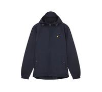 Lyle and Scott Men's Zip Through Cotton Wind Resistant Long Sleeve Hooded Rain Anorak M Blue