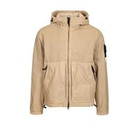 STONE ISLAND Mens Organic-Look Nylon Panama-TC Jacket - Colour: V009A Desert Sand - Size: Medium
