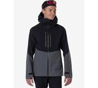 Hooded jacket Rossignol Evader in black dark gray. - L