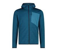 Hooded Jacquard Fleece CMP Bleu M